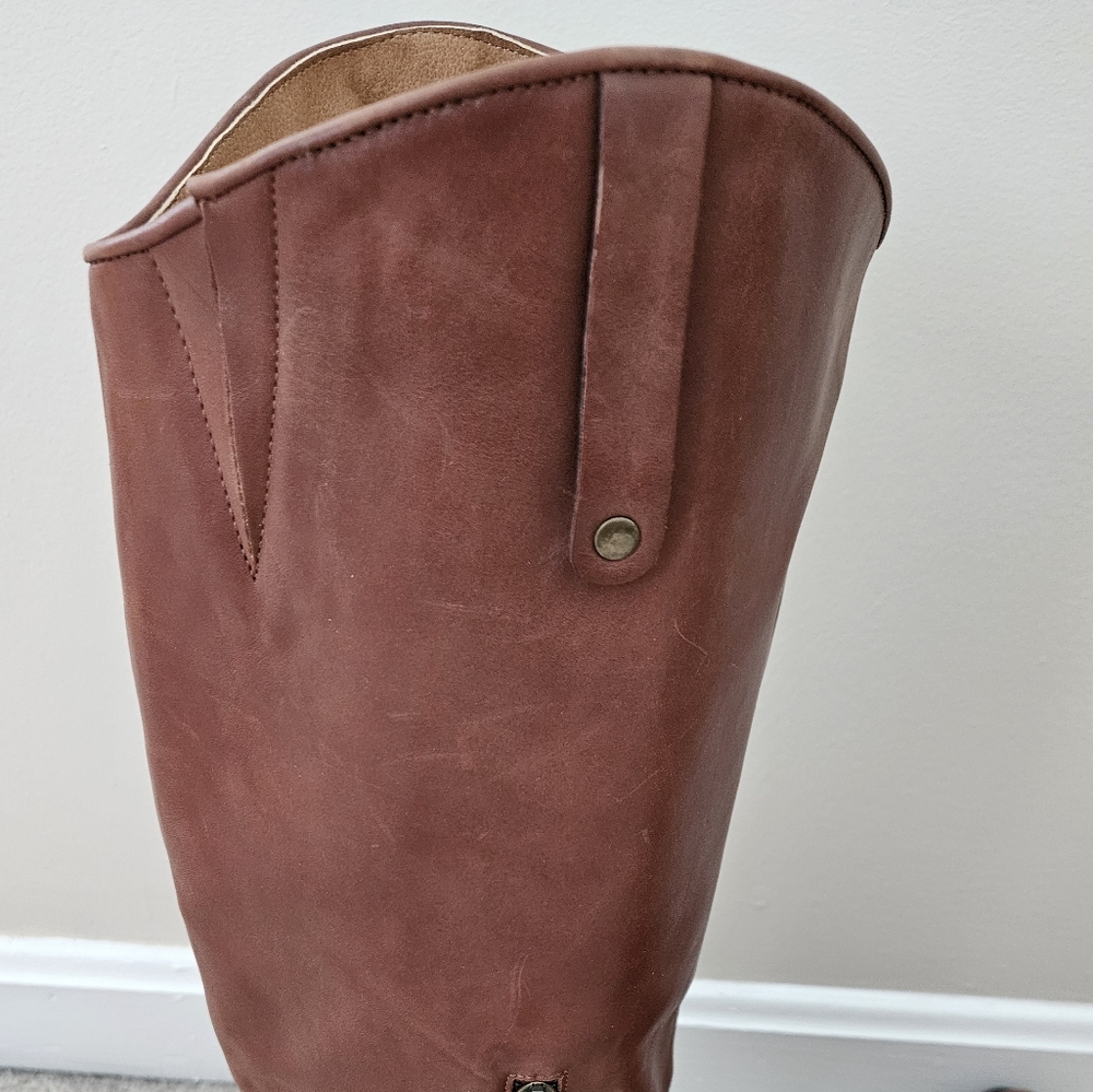 Tall Boots Women's Leather Knee High Ridding Boot Halogen Size 10.5. NWT! - Picture 9 of 12